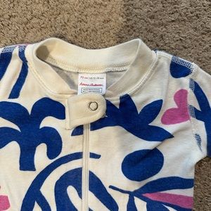 Hanna Andersson baby shortie sleeper, 12–18 M